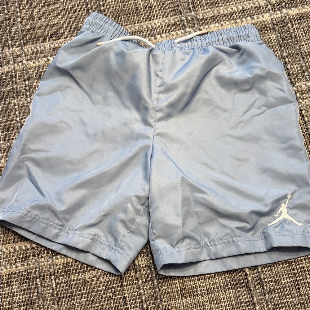 Boys Jordan Light Blue Athletic Shorts